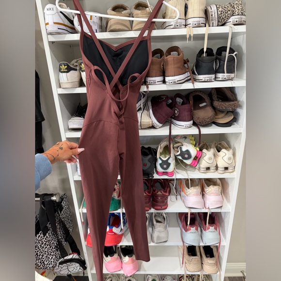 Bombshell Sportswear Pants - Bombshell sportswear, sculpt bodysuit size XS light brown